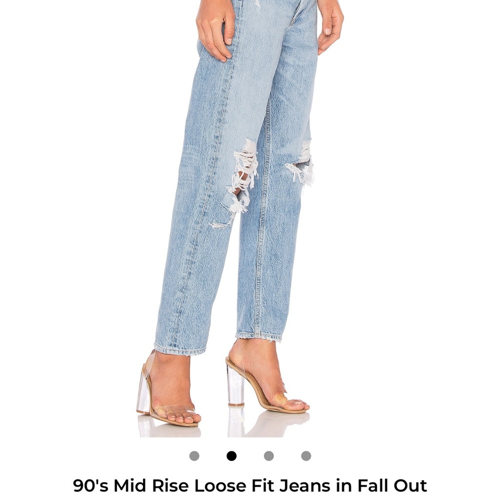 AGOLDE 90's Mid Rise Loose Fit Jeans in Fall Out - Picture 5 of 6